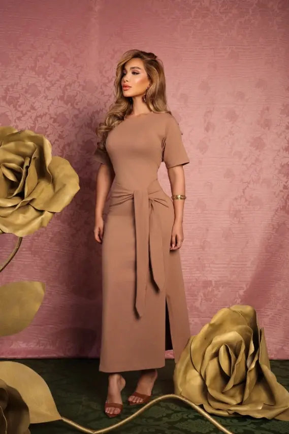 Vestido Amarração liso
